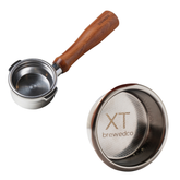 Brewedco Portafilter + XT Coffee Basket Bundle - 58mm E61 (Rocket, ECM, Slayer, San Remo etc)